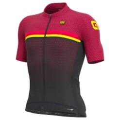 ALE Cycling Short Sleeve Jersey- PR-S BRIDGE (Bordeaux) (Man)