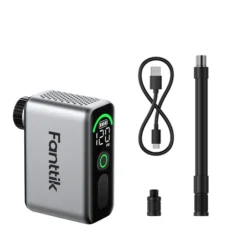 FANTTIK Tire Inflator Portable Air Compressor - 10 Ace Tiny Bike Pump
