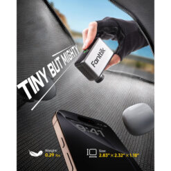 Alternative view of FANTTIK Tire Inflator Portable Air Compressor - 10 Ace Tiny Bike Pump
