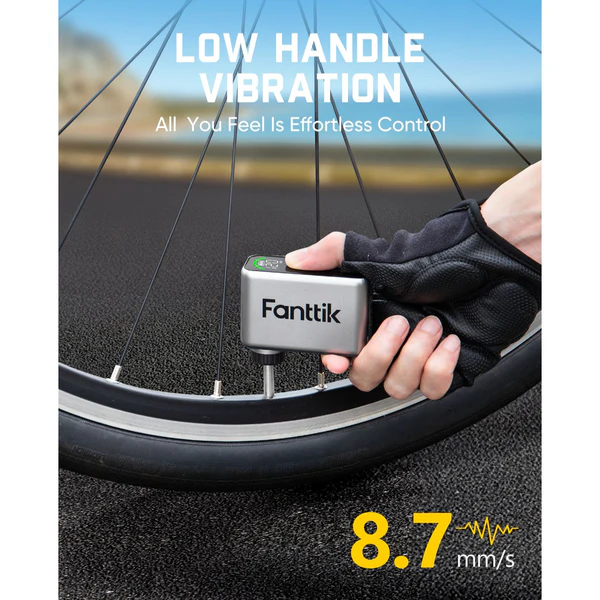 FANTTIK Tire Inflator Portable Air Compressor - 10 Ace Tiny Bike Pump - Image 3
