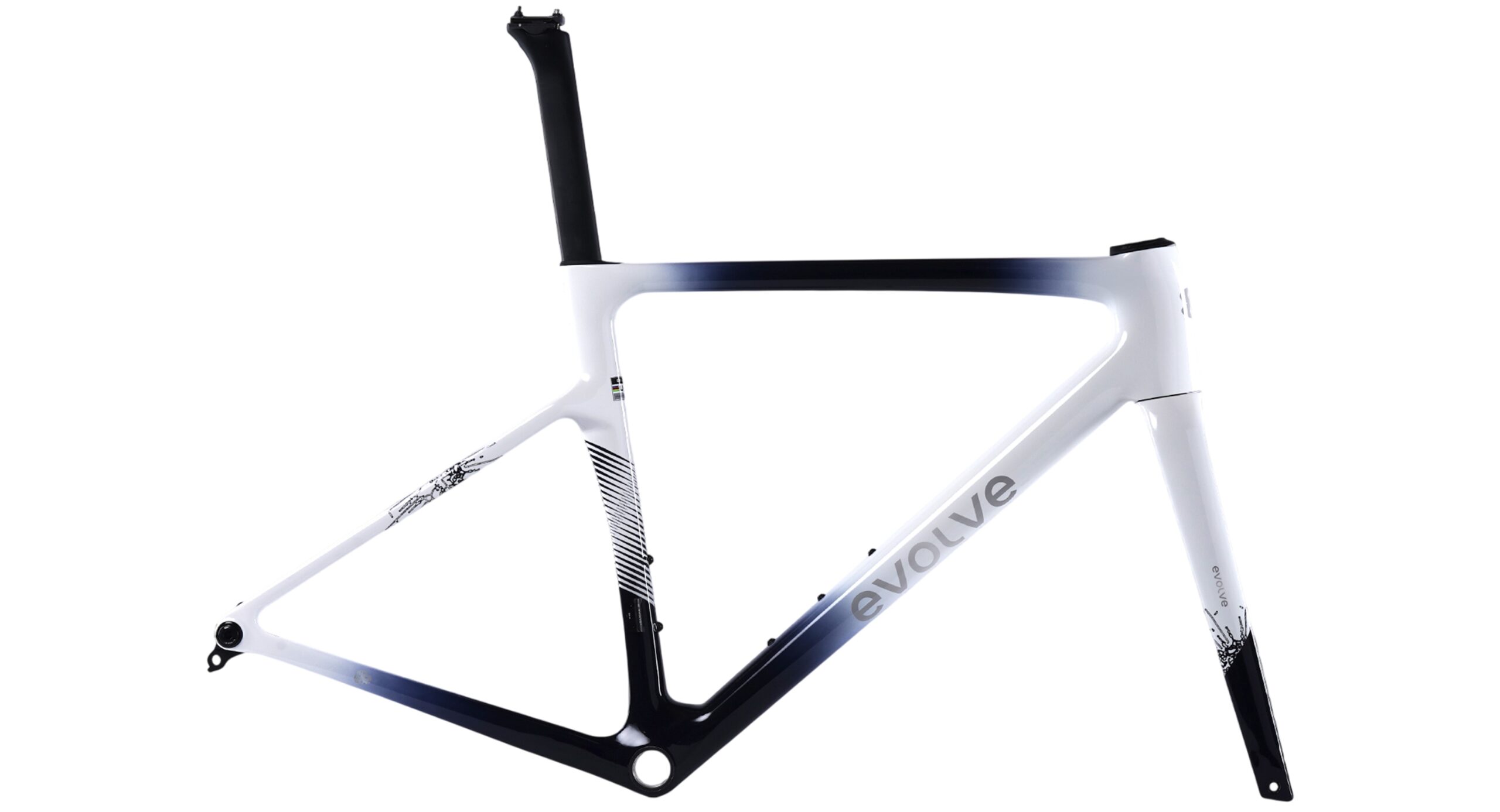 evolve Road Frameset CIMA Speed – Navy White - Image 2