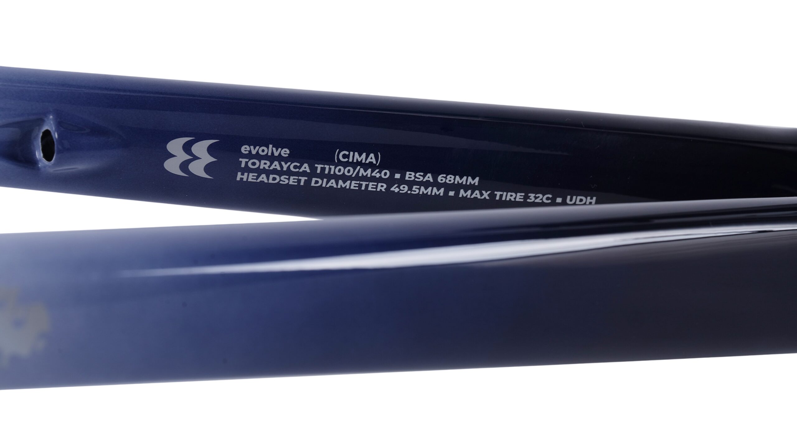 evolve Road Frameset CIMA Speed – Navy White - Image 7